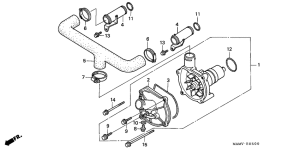 GL1500SE Водяная помпа