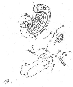 CW50RSX Переднее колесо