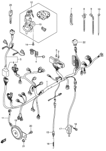 DL650 Жгут проводов