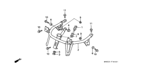 GL1500A Кронштейн крепления 