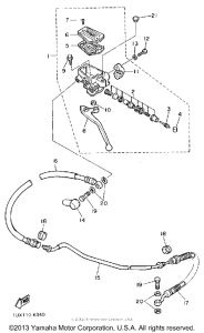 FJ1200AD Главный тормозной цилиндр