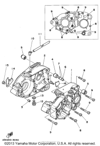 RT180D Картер двигателя