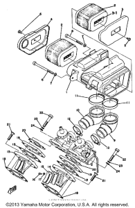 RD125B Впускная система