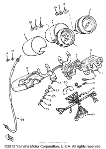 XV700NC Приборы
