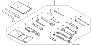 VFR750F Инструмент