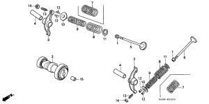  Распред вал / клапана