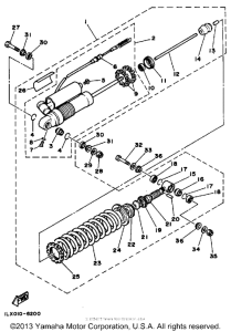 YZ490S Rear shock