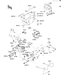 KZ1000 Рама ,крепежные детали
