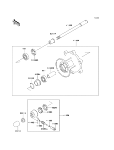 EL250 Переднее колесо
