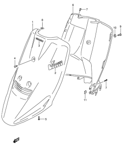 AG100 Щиток облицовочный