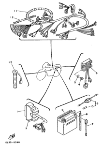 RD125LC Электрика 1