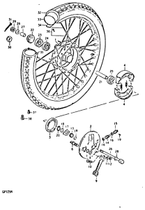 GP125 Transom + tube
