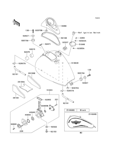 VN800 Fuel tank(1 / 2)