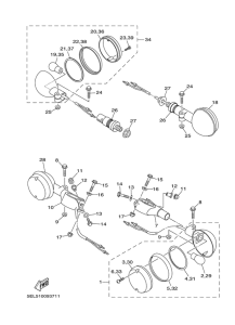 XVS1100 Поворотники