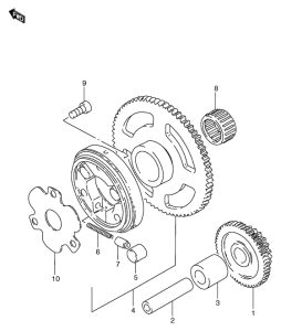 GS125 Муфта стартера
