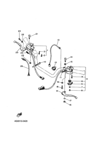 XJ400 ﾊﾝﾄﾞﾙｽｲﾂﾁ.ﾚﾊﾞ-