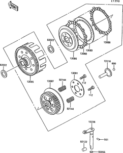 AR50 Сцепление