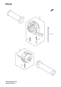 GSF1200S Рулевой переключатель