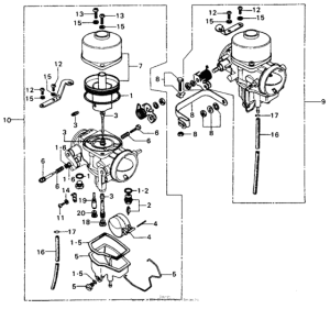CB450 Карбюратор