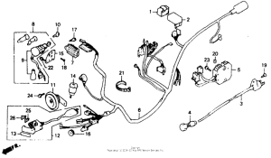 CH150 Ch150 wire harness 87