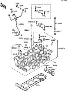 ZX900 Головка цилиндров