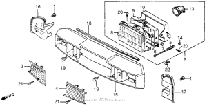 NH80 Headlight + front handlebar cover