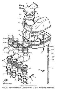 FZR400SUC Воздушный фильтр