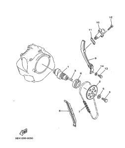 TW125 Camshaft. chain