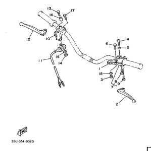 TY125 Handle switch. lever