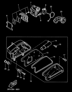 CW50RS Впускная система
