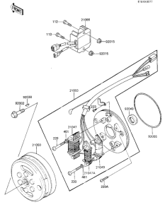 KL250 Generator / regulator
