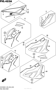 GSX-R600 Fuel Tank Cover