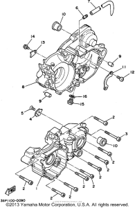  Картер двигателя
