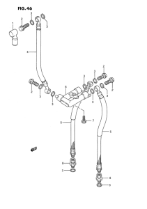 GSX1100 Передние тормозные трубки