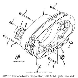 XS650SJ Боковые крышки