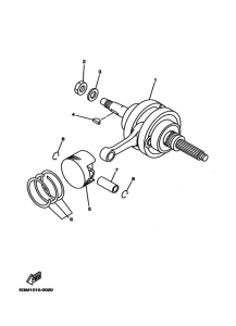 YP250A ｸﾗﾝｸｼﾔﾌﾄ. ﾋﾟｽﾄﾝ