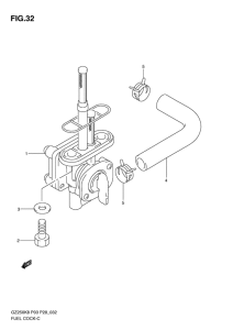 GZ250 Топливный кран