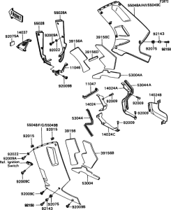 ZX1100 Cowling lowers(1 / 2)