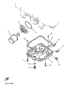 XJ600N Масляный фильтр