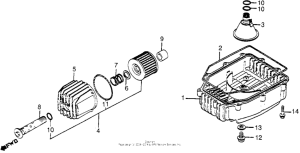 CB650 Oil filter + oil pan