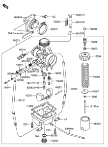 RM65 Carburetor assy