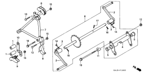 NE50 Brake pedal assy