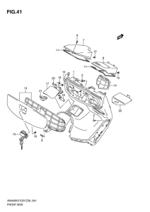 AN400 Багажник передний