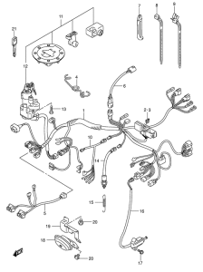 GSX600 Жгут проводов