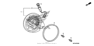 VT1300CS Спидометр