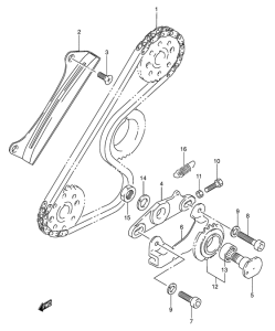 DR650 Balancer chain