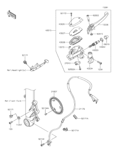 ER650 フロントマスタシリンダ