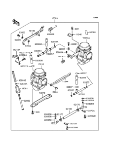 EX400 Карбюратор