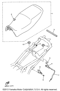 XJ600SHC Сиденье