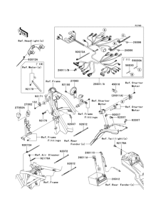 KLX125 Chassis electrical equipment(daf / dbf)